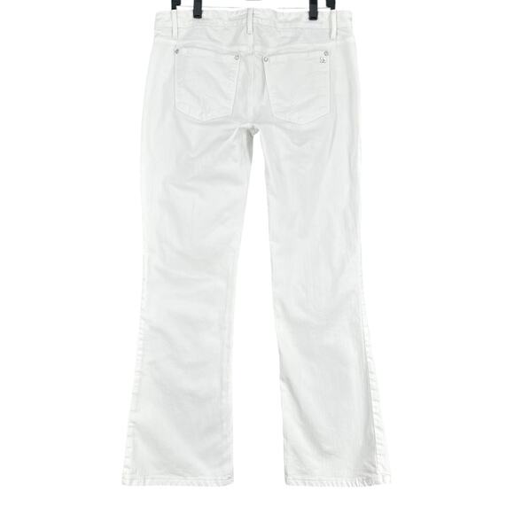 JOE'S JEANS White PROVOCATEUR Back Pockets Belt Loops Stretch Jeans Size‎ 32 - Picture 2 of 9